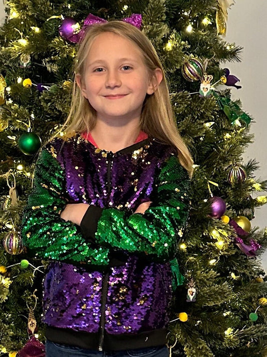 Mardi Gras Sequin Jacket