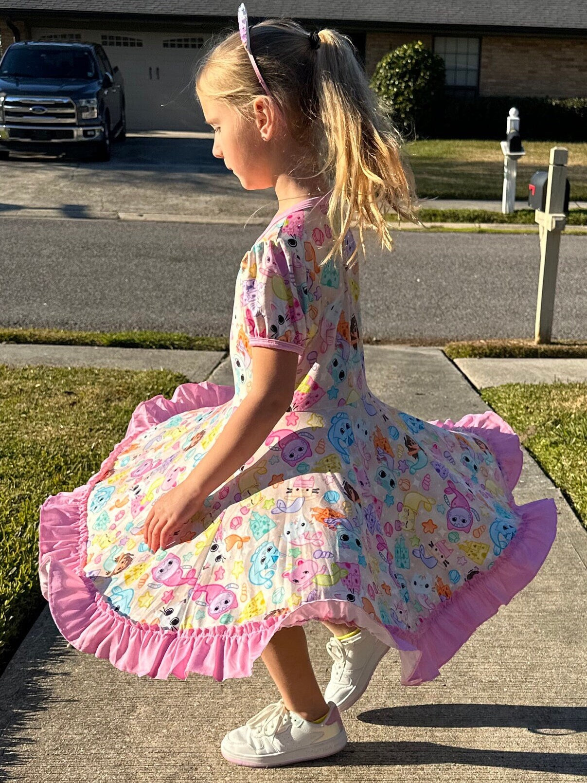 Dollhouse Beach Fun Twirl Dress