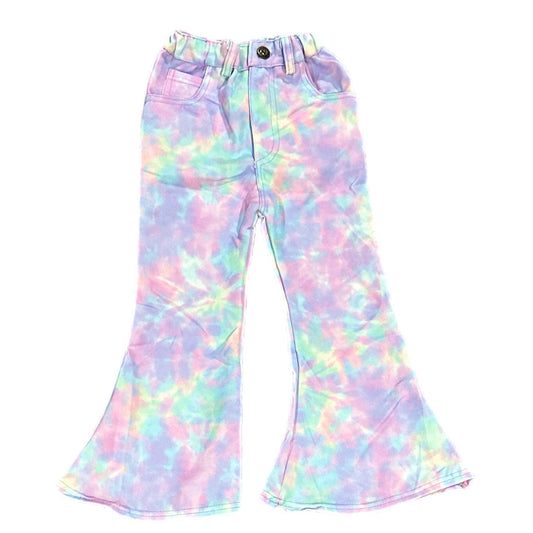 Pastel Marble Faux Denim Jeans