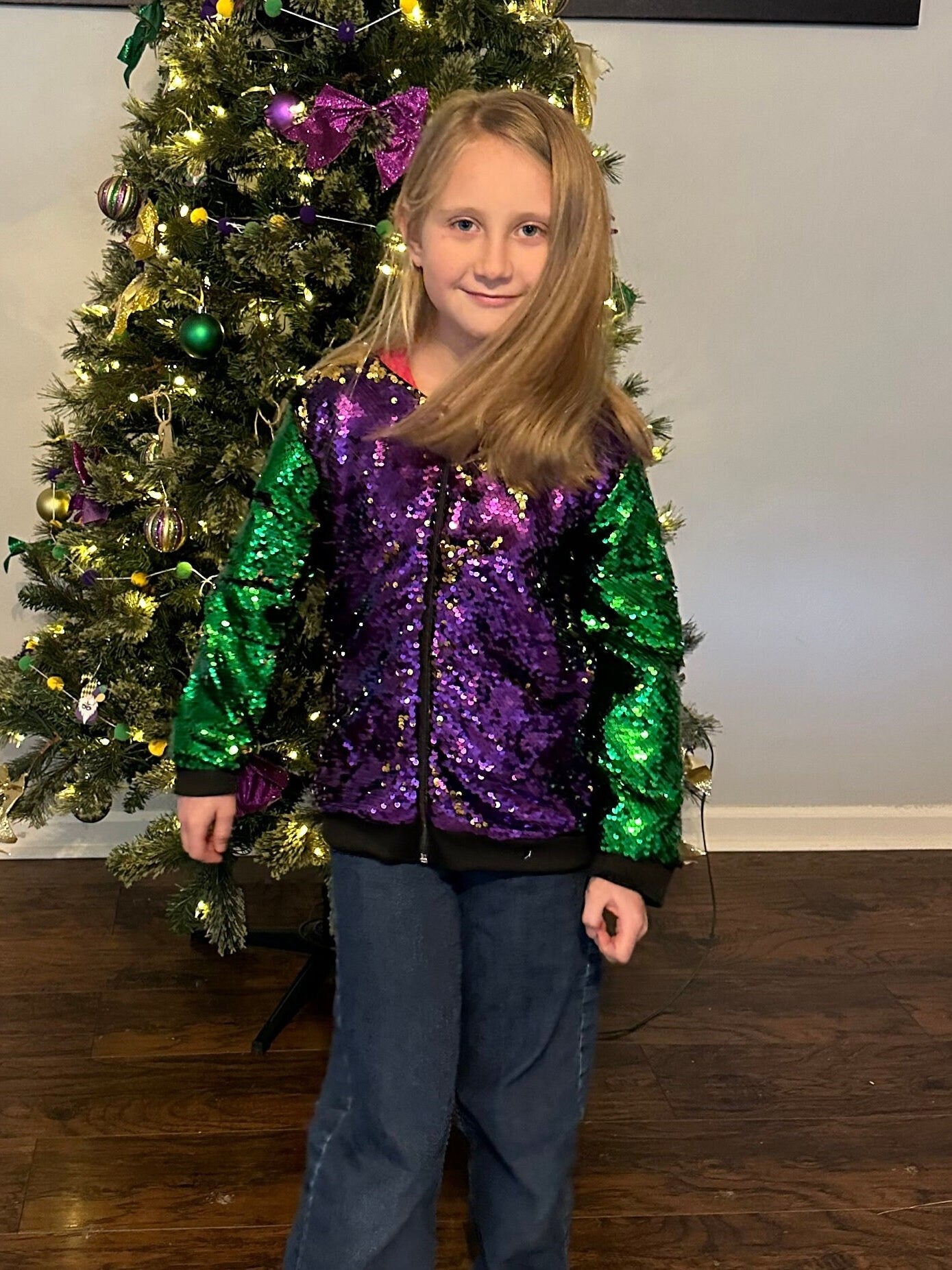 Mardi Gras Sequin Jacket