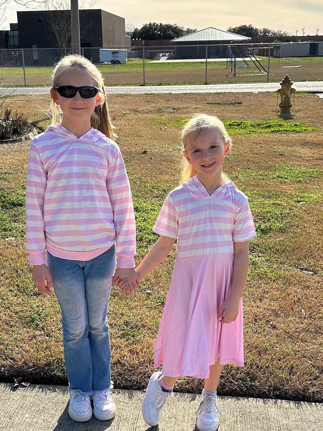 Pink Bunny Eared Twirl Dress