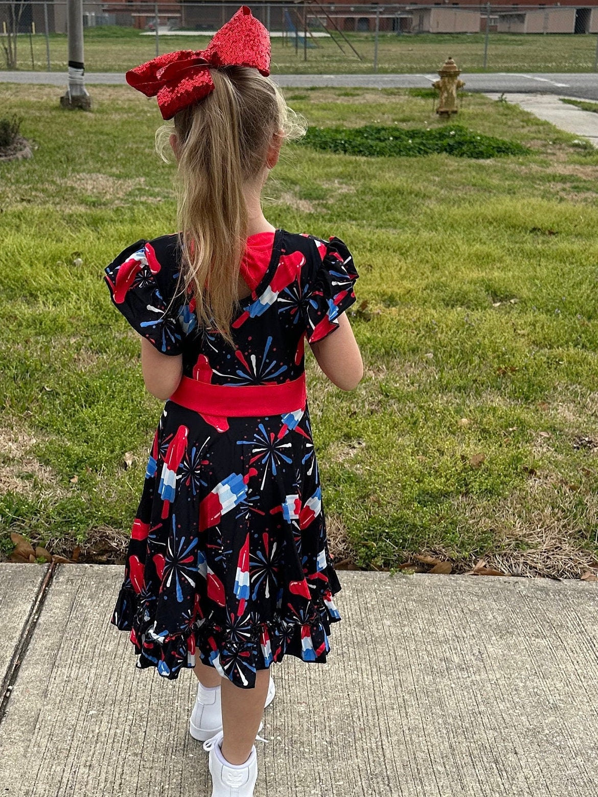 Fireworks and Rocket Pops Twirl Dress