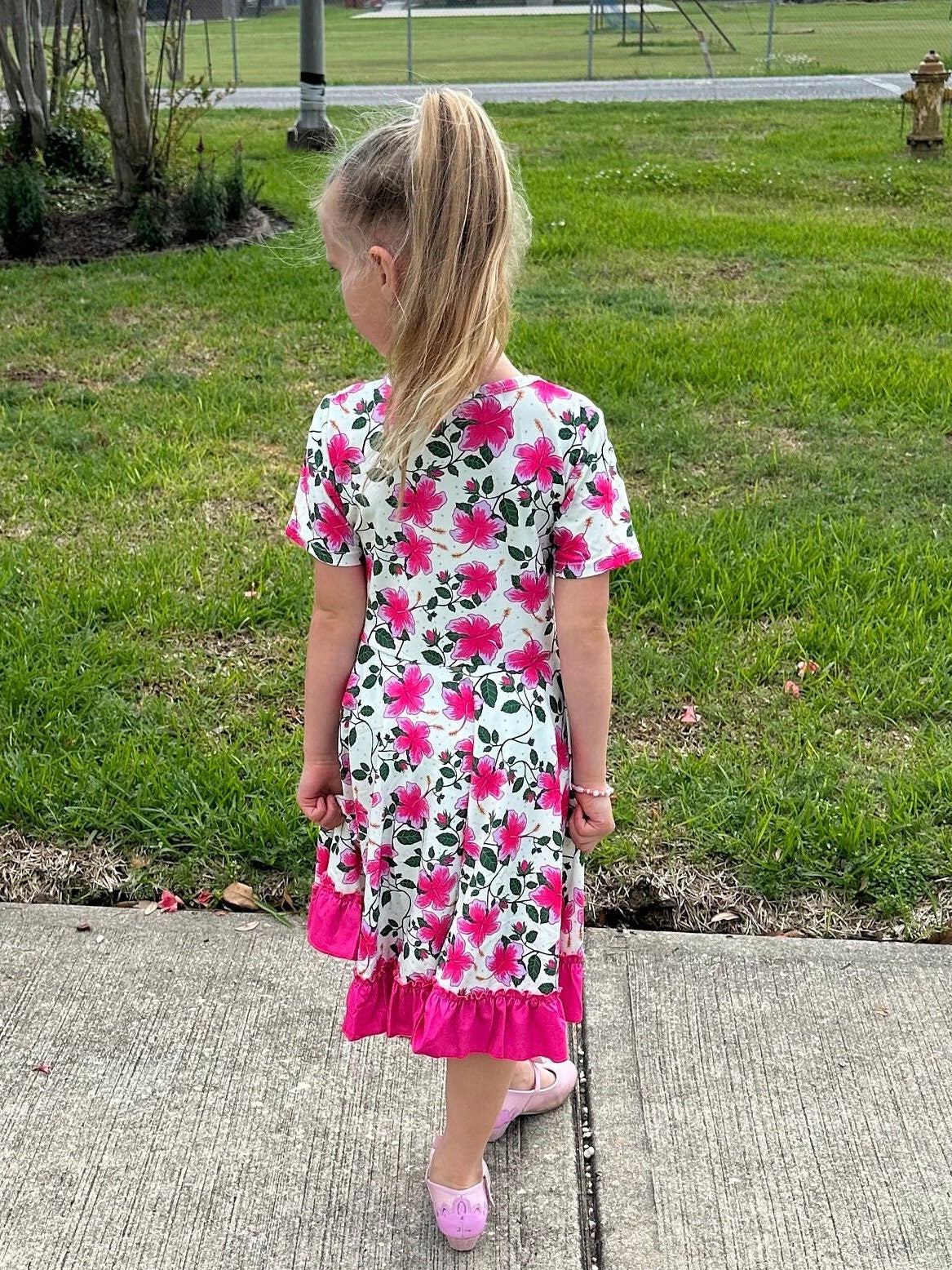 Pansies Twirl Dress