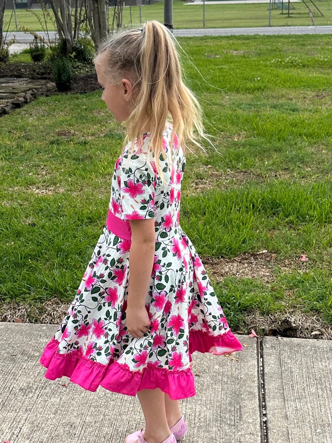 Pansies Twirl Dress