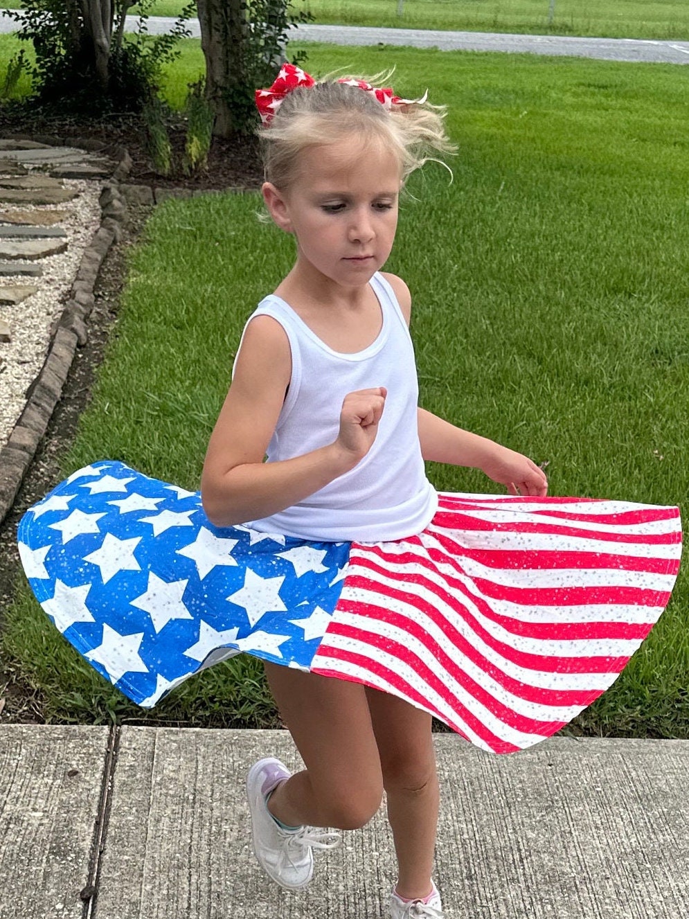 Stars and Stripes Twirl Skort