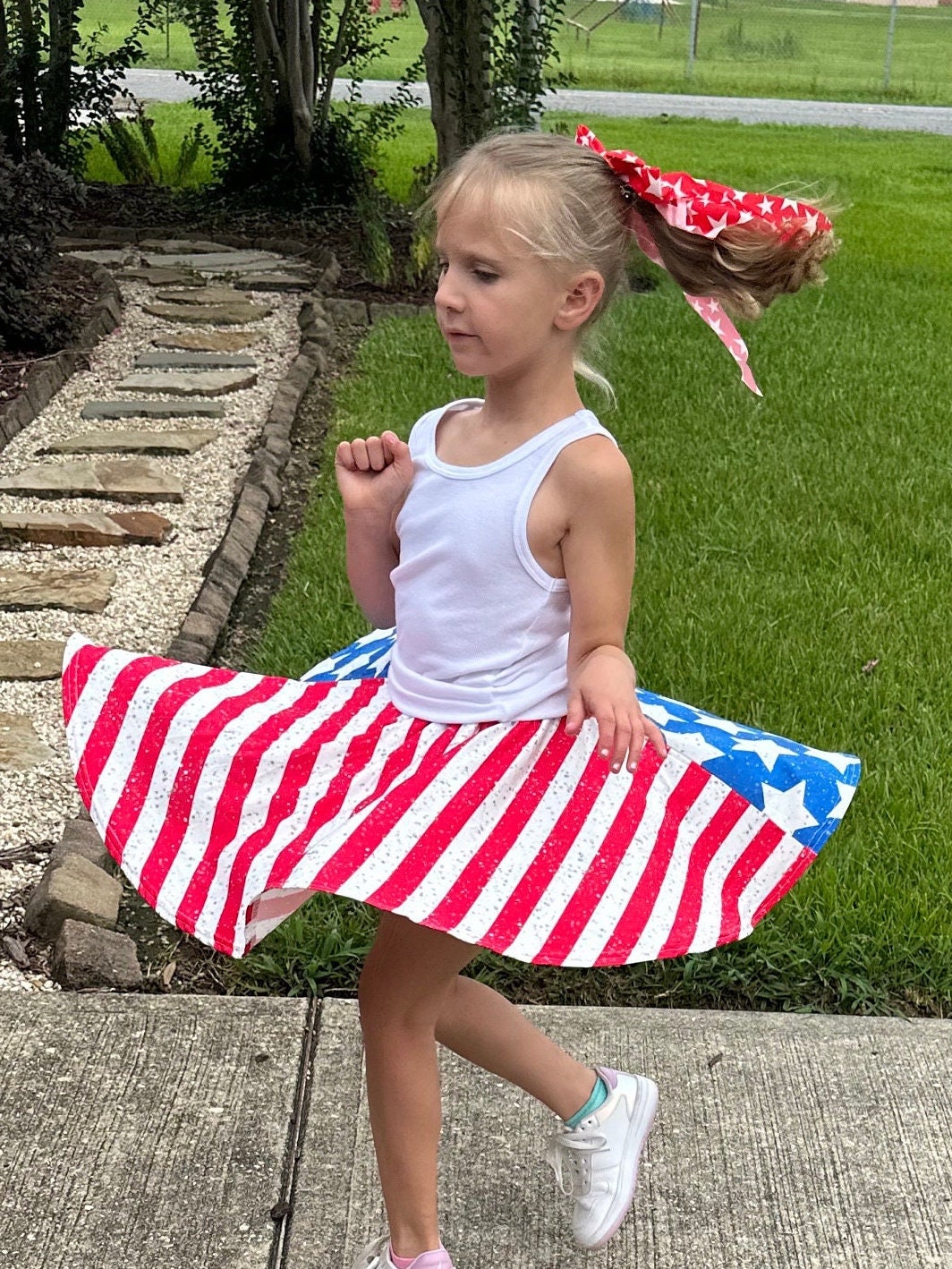 Stars and Stripes Twirl Skort