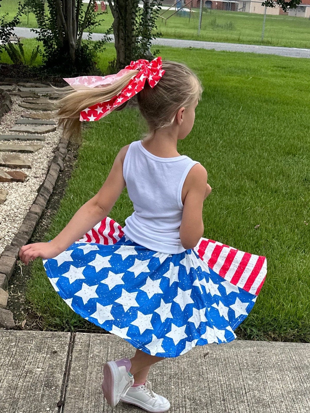 Stars and Stripes Twirl Skort