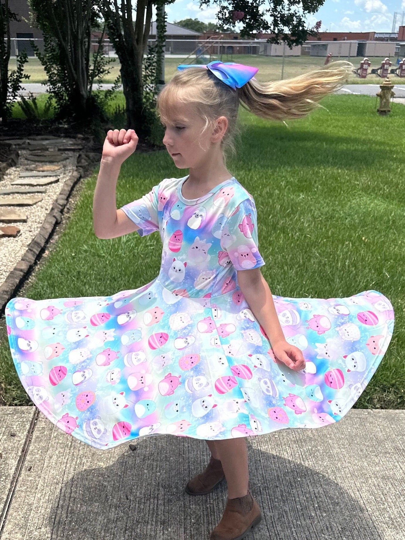 Squishmallow Friends Twirl Dress With Shorts