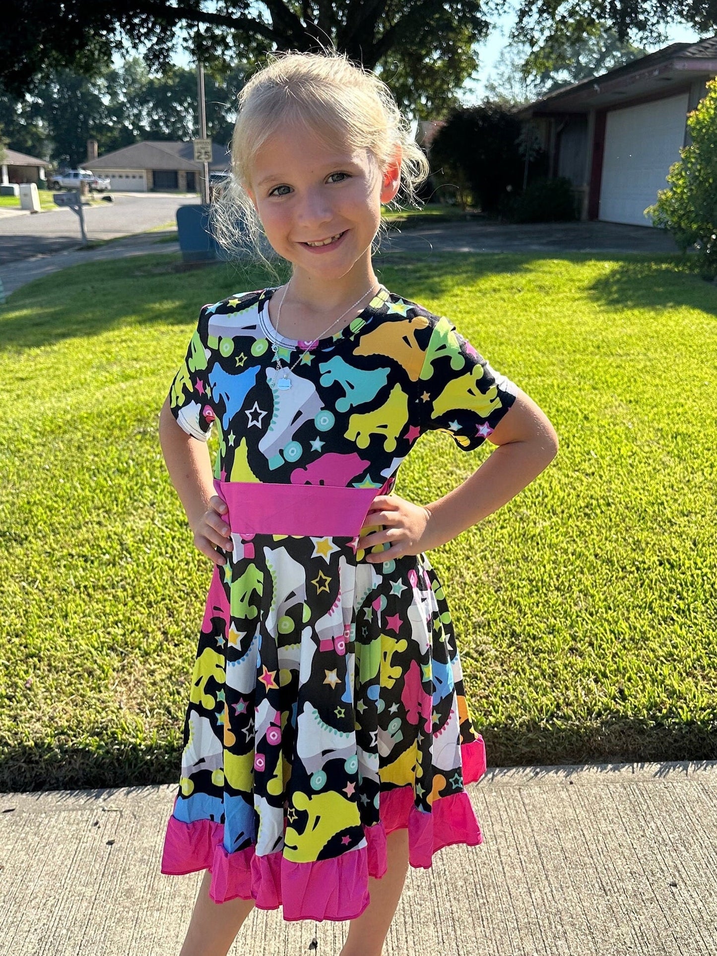 skating twirl dress