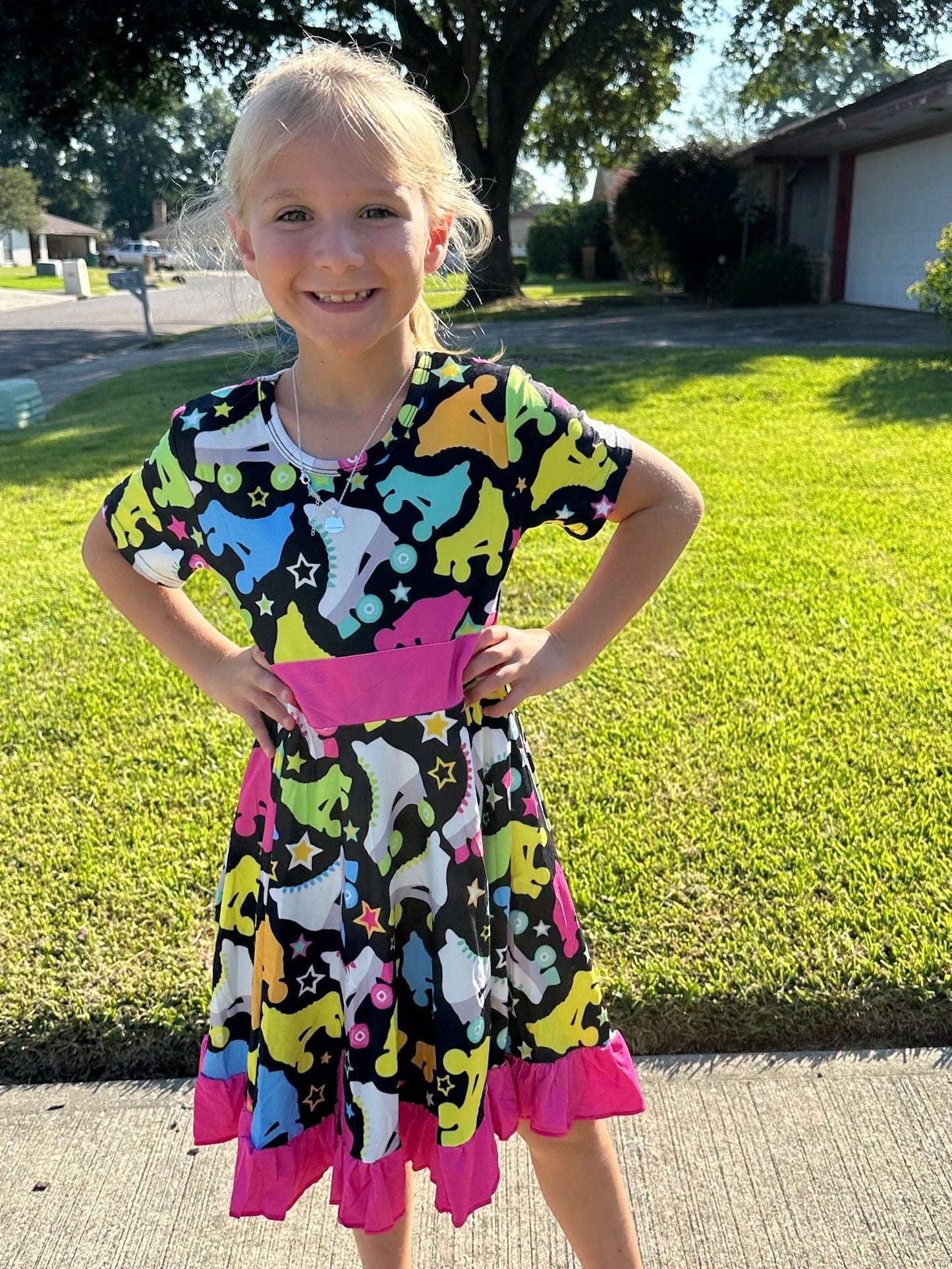 skating twirl dress