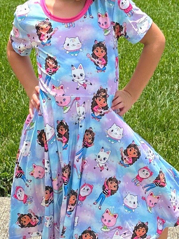 Dollhouse Crossback Twirl Dress