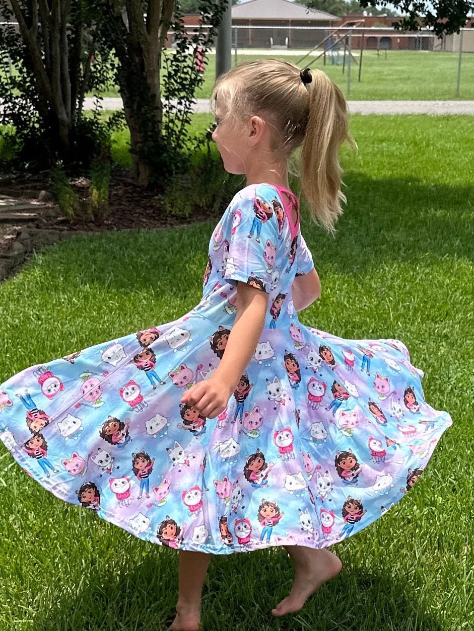 Dollhouse Crossback Twirl Dress