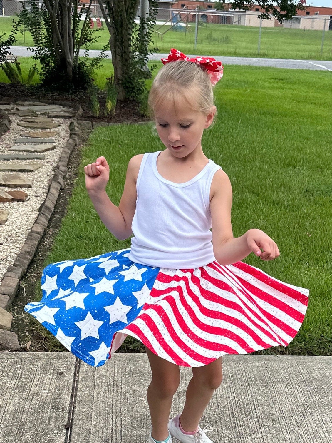 Stars and Stripes Twirl Skort