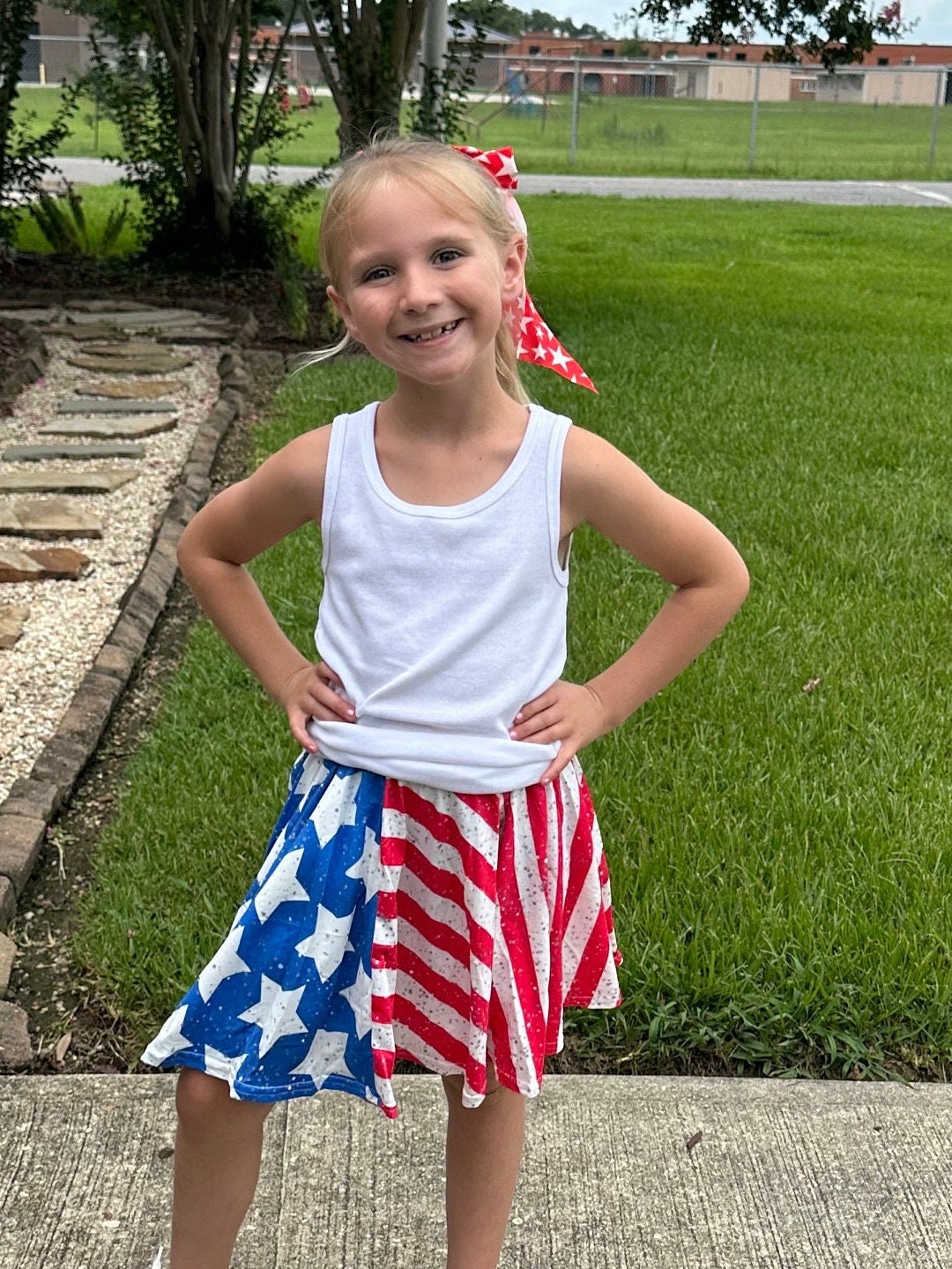 Stars and Stripes Twirl Skort