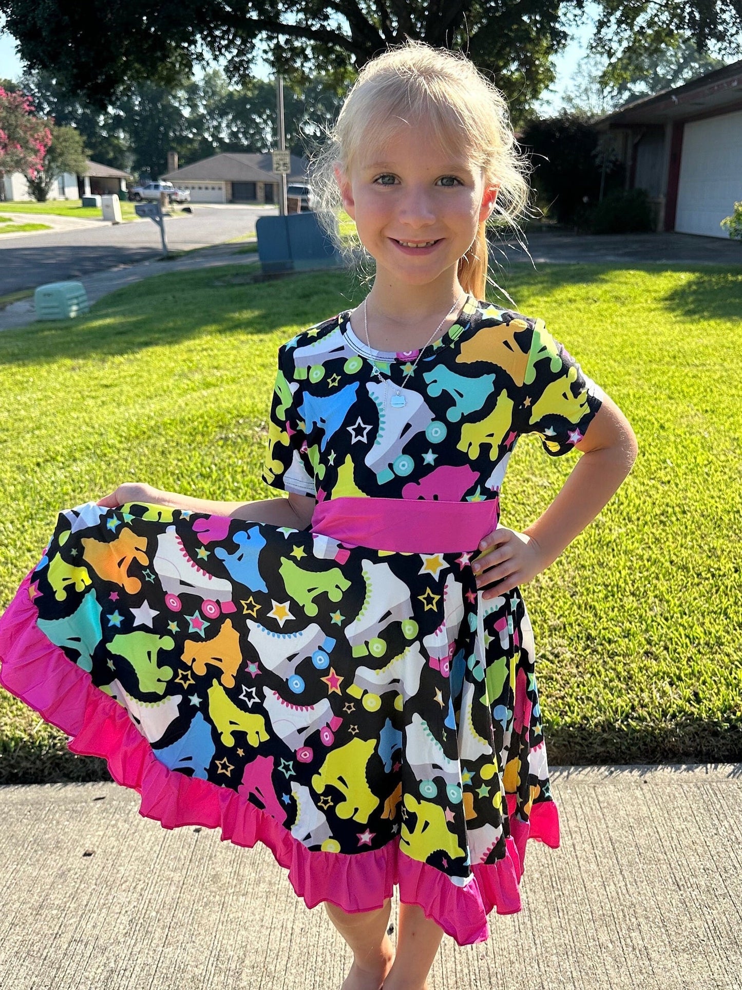 skating twirl dress