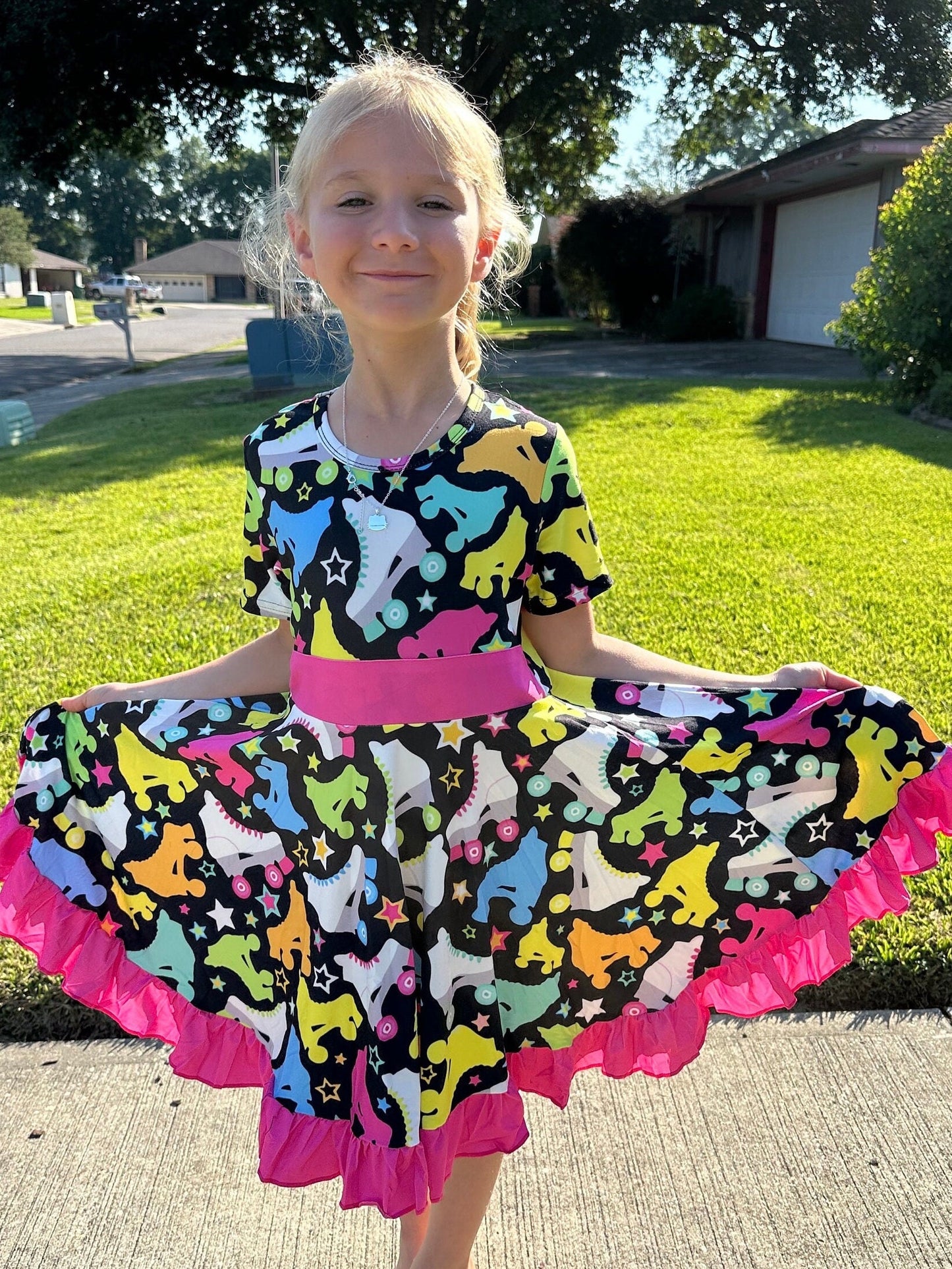 skating twirl dress