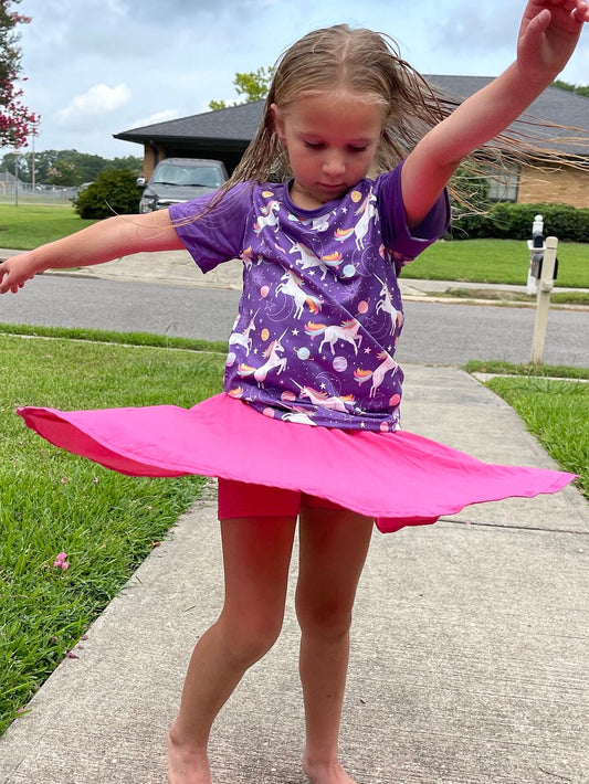 Hot Pink Twirl Skort