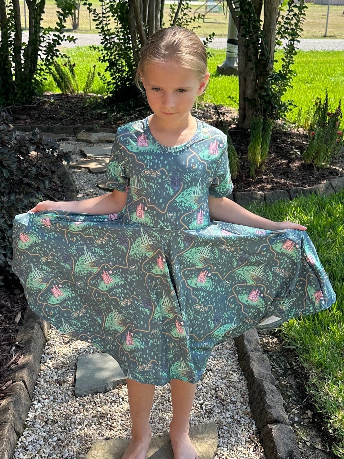 Princess Castles Twirl Dress with shorts