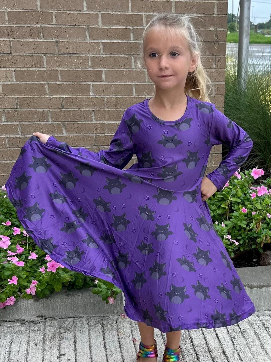 Squishmallow Halloween Bat Twirl Dress