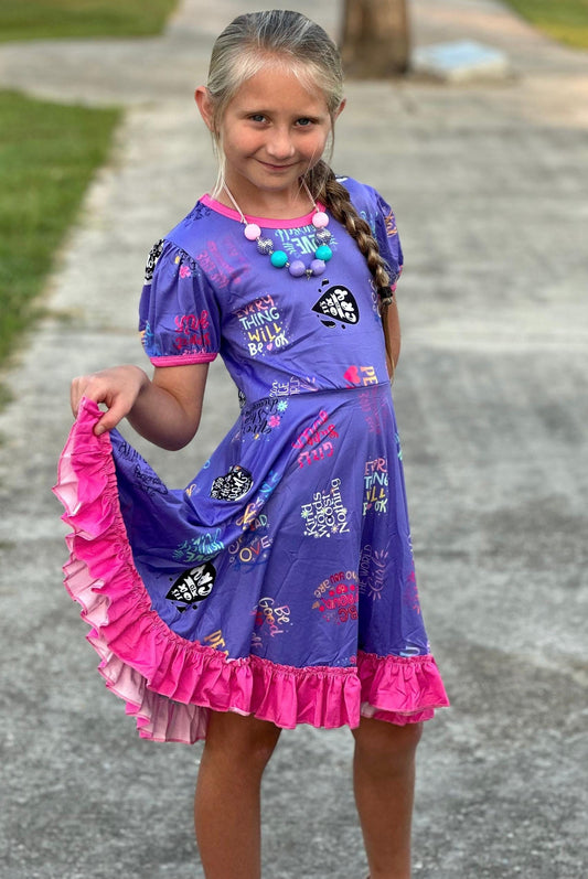 Positive Motivation  twirl dress