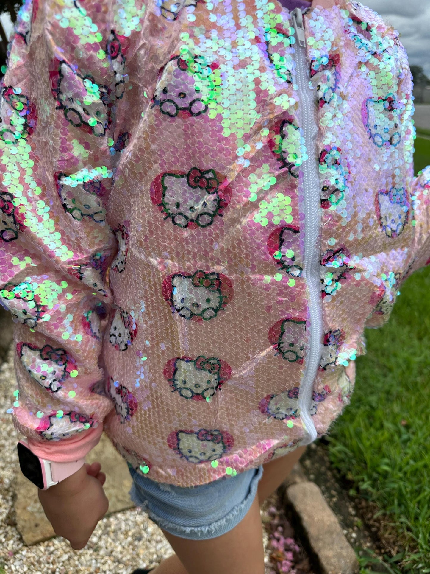 Kawaii Cat Sequin Jacket