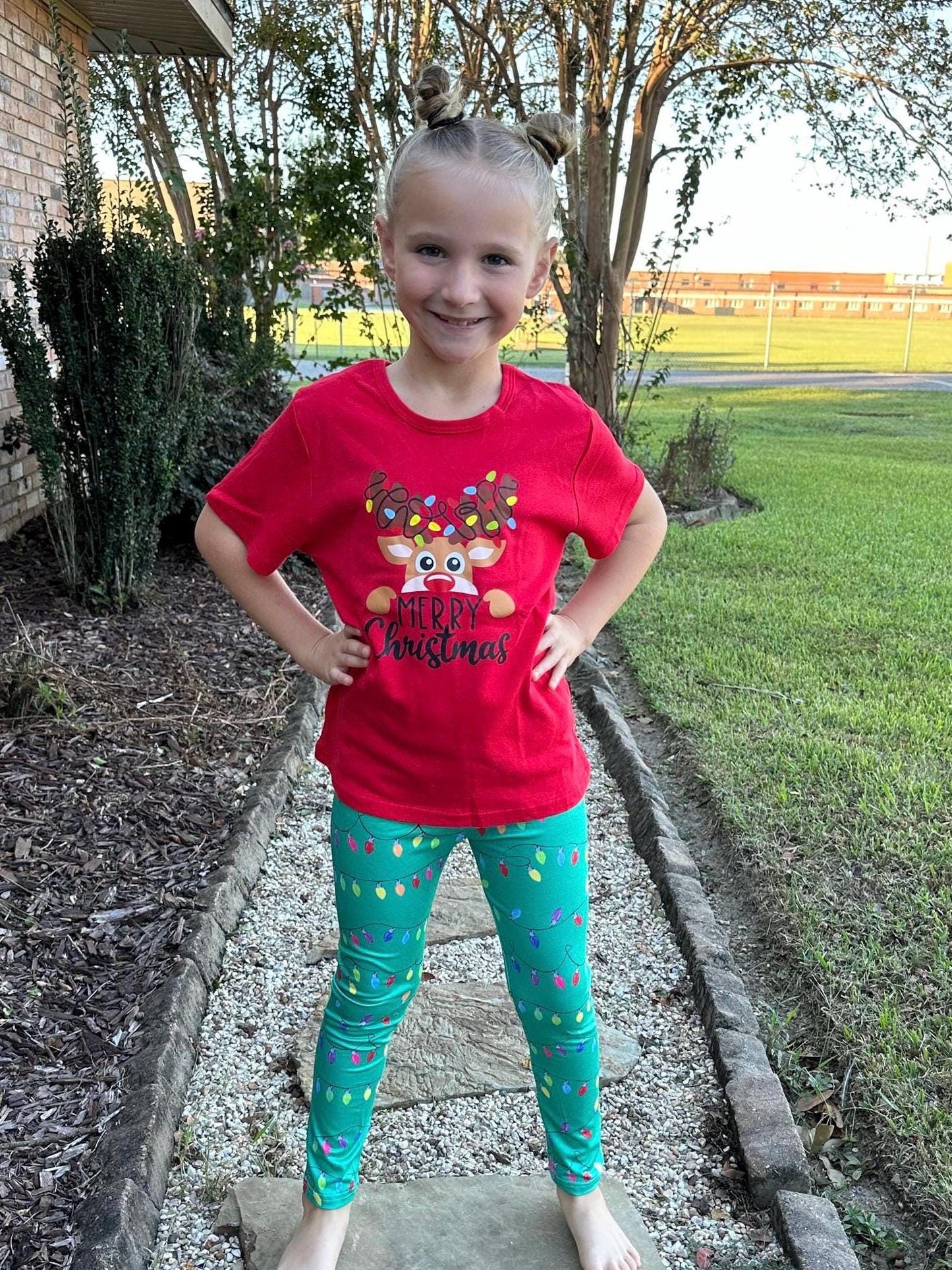 Christmas lights Leggings