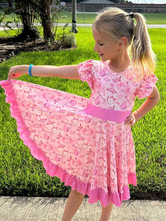 Princess Things Bow Back Twirl Dress