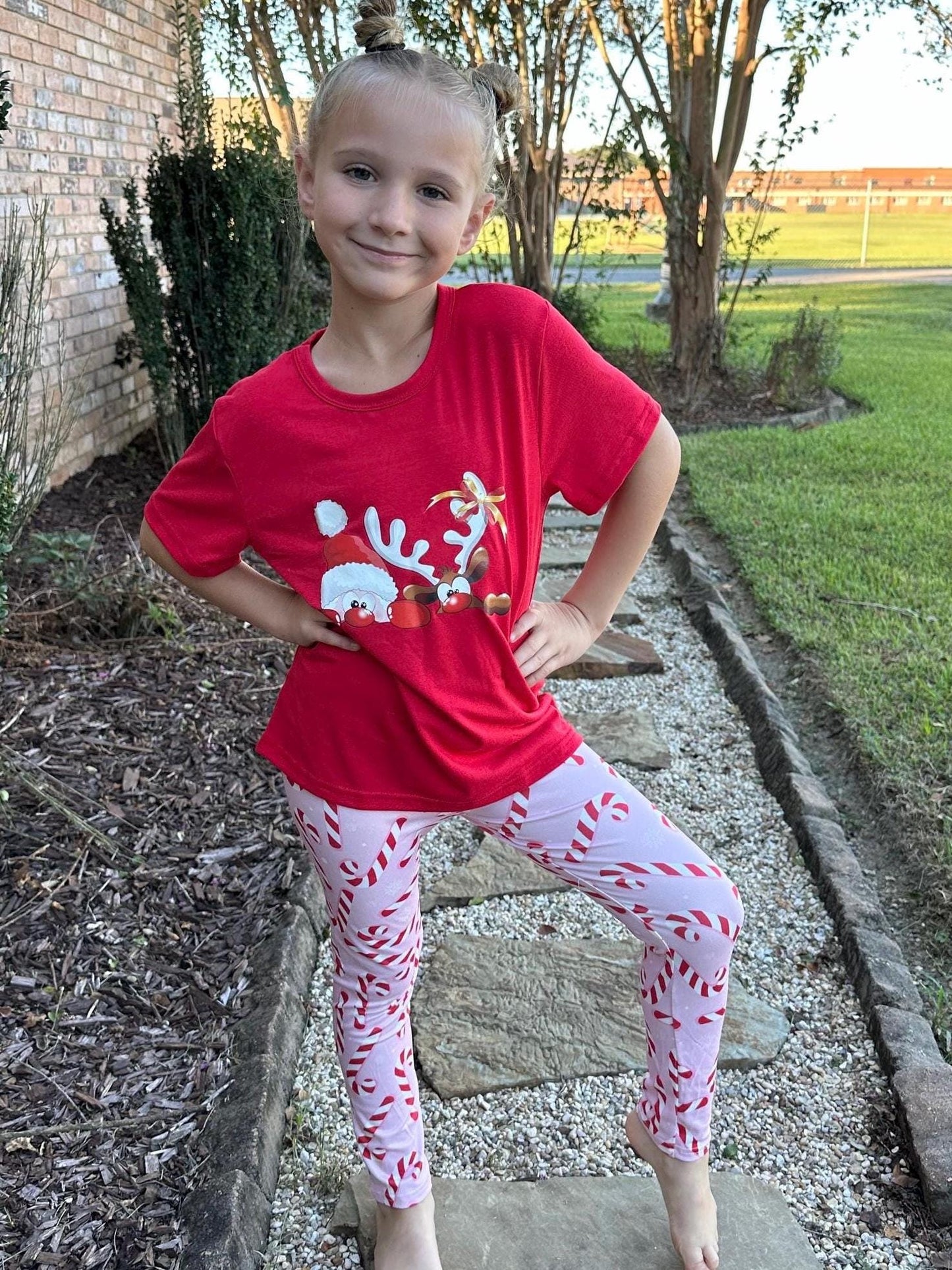 Candy Cane Leggings