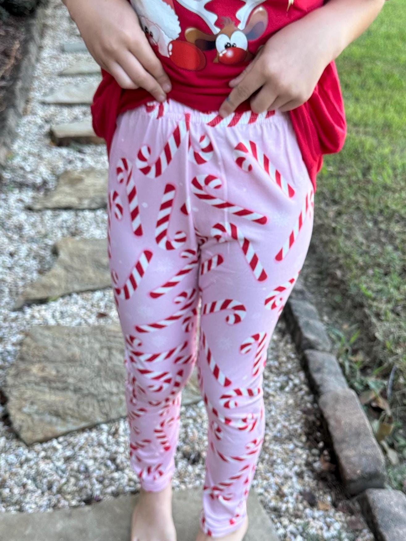 Candy Cane Leggings