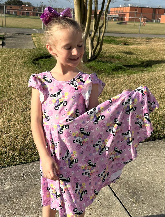 Playful Panda Crossback Twirl Dress