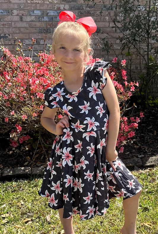 Lillies Crossback Twirl Dress