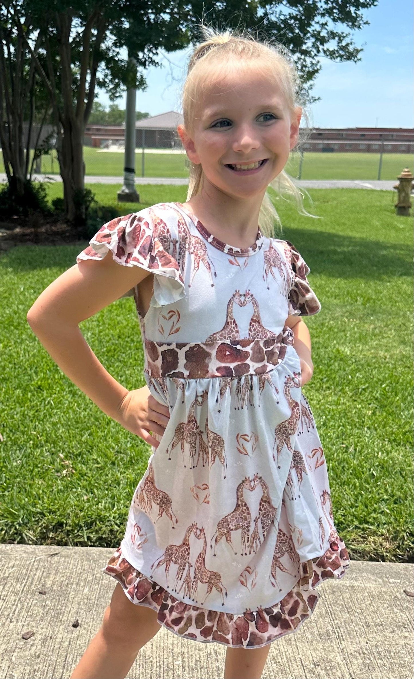 Giraffe Crossback Dress