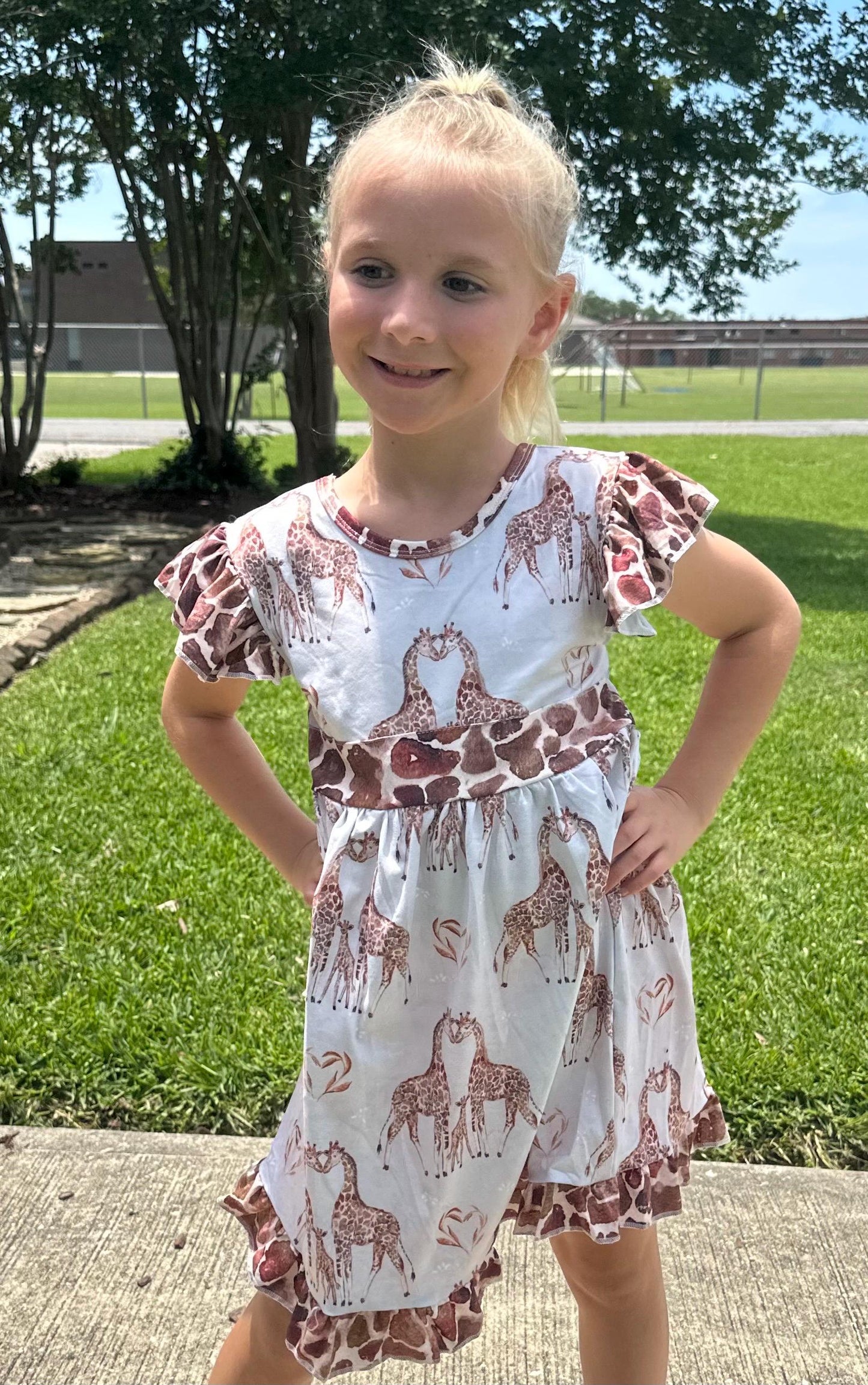 Giraffe Crossback Dress