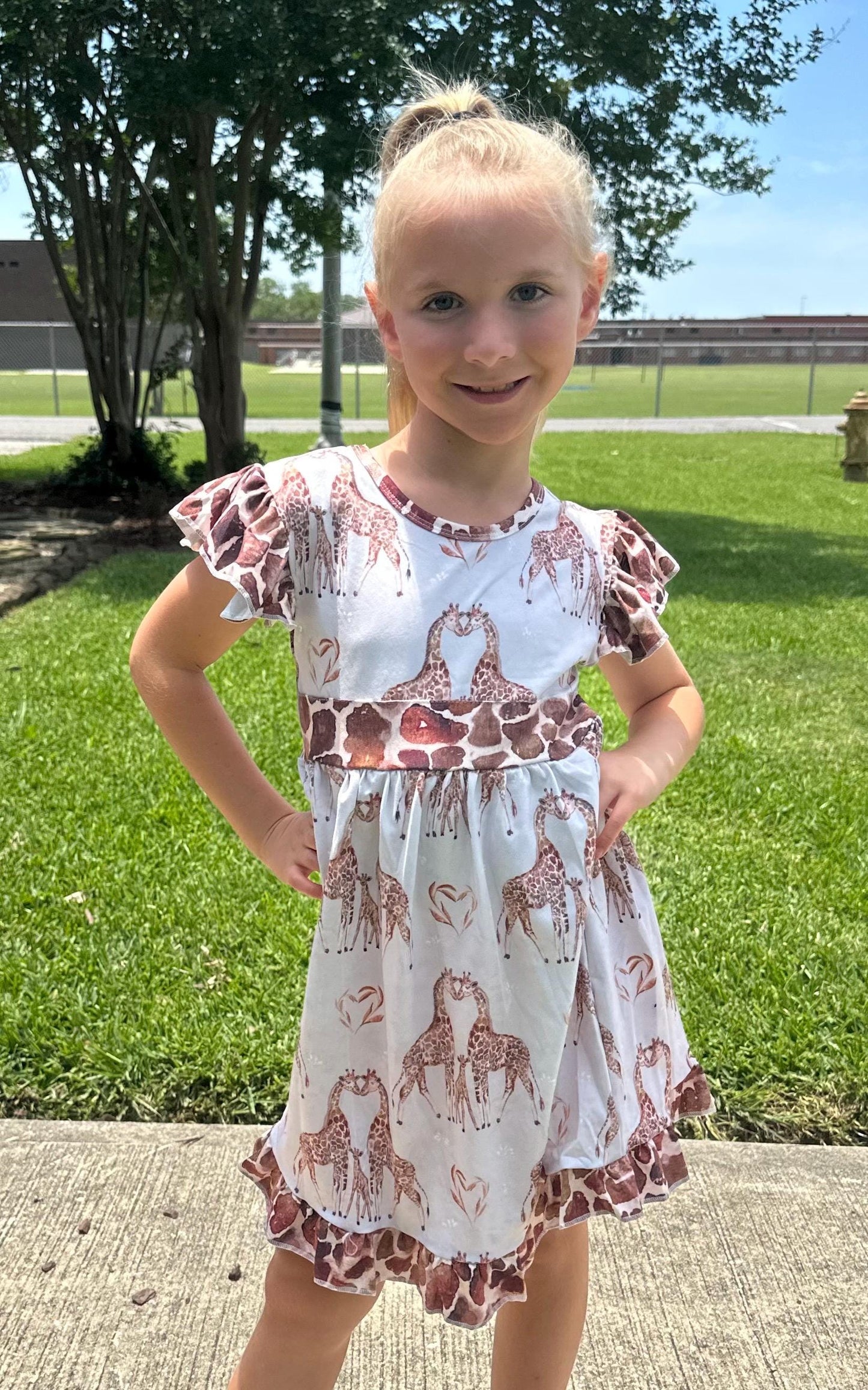 Giraffe Crossback Dress