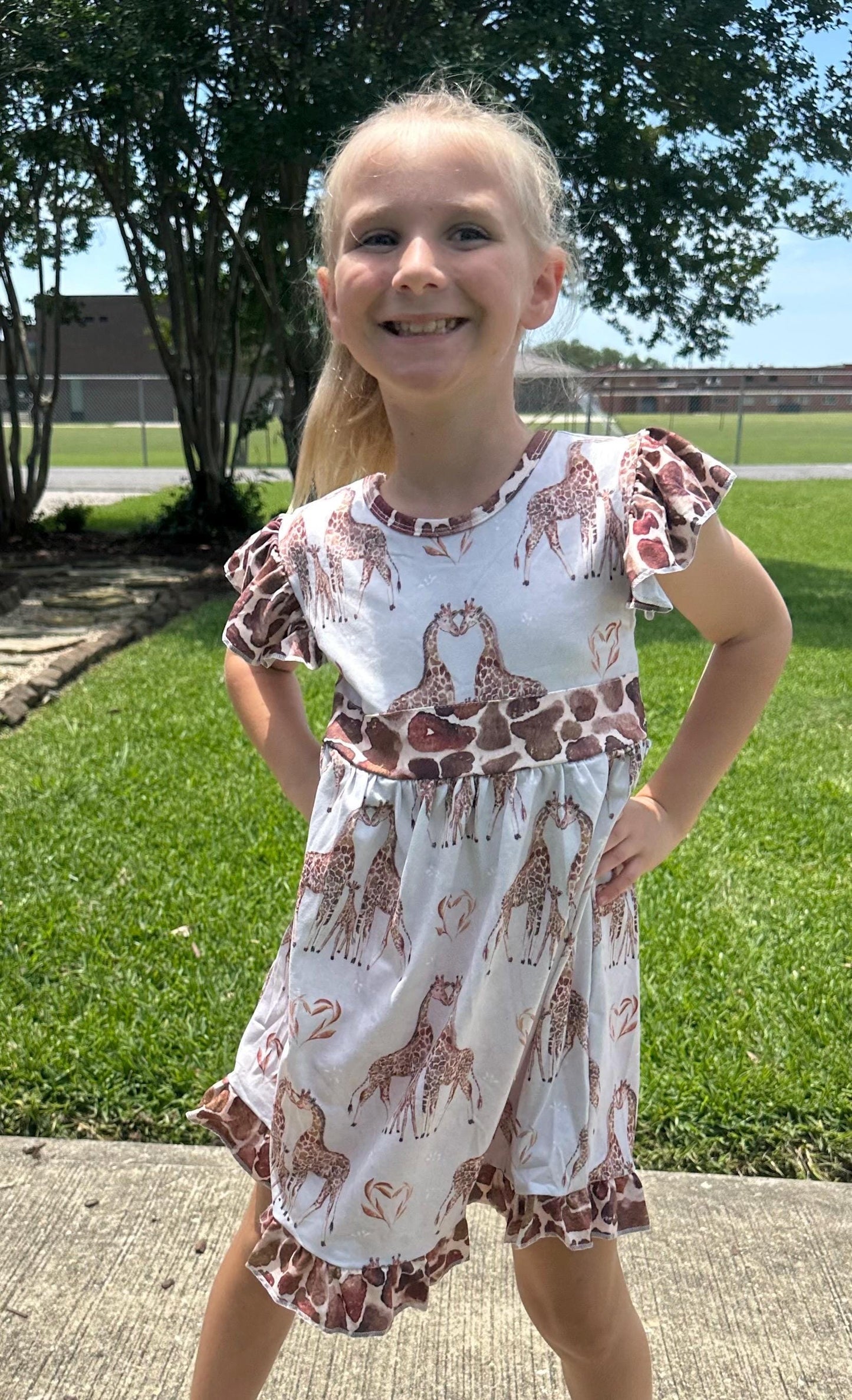 Giraffe Crossback Dress