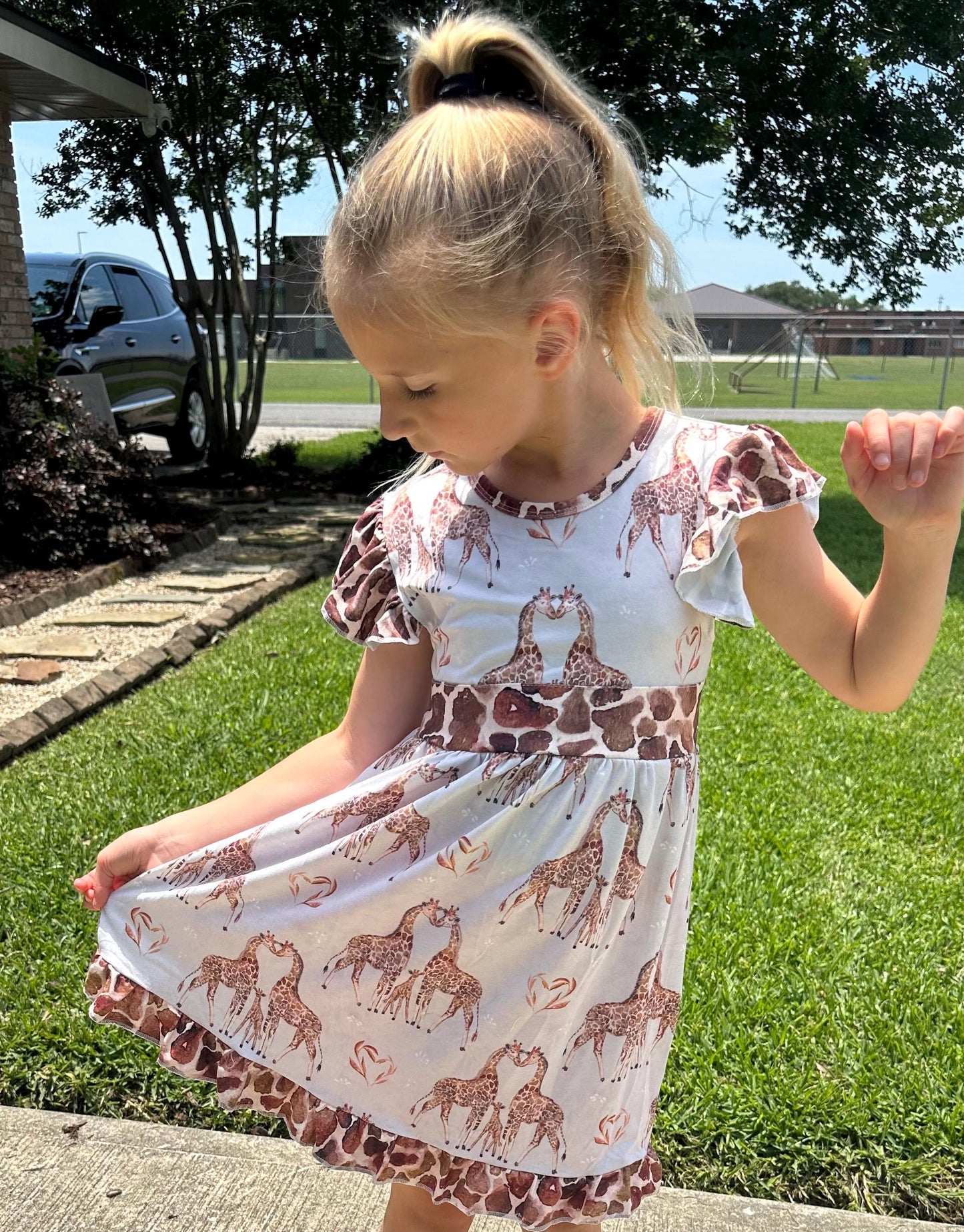 Giraffe Crossback Dress