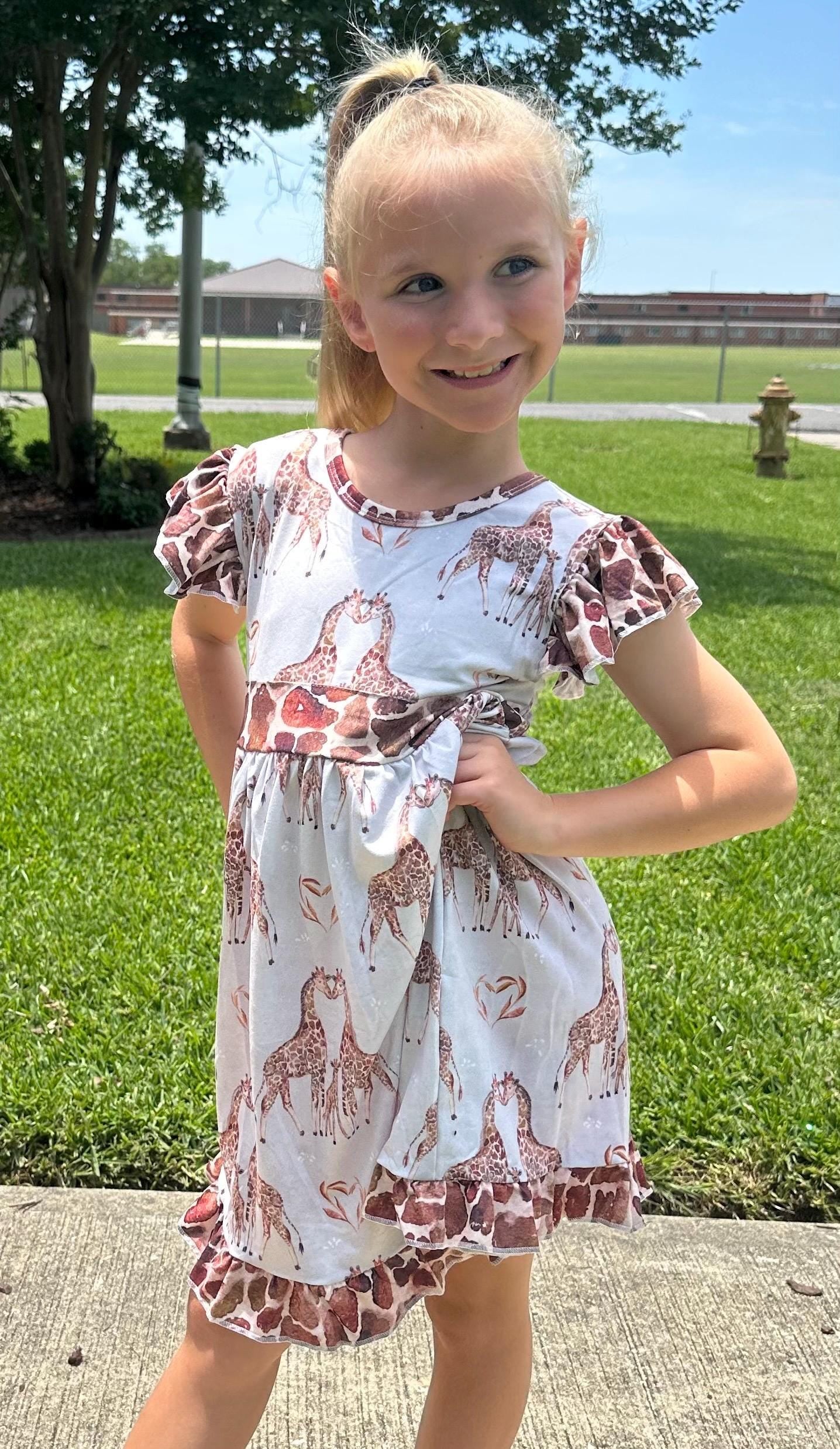 Giraffe Crossback Dress