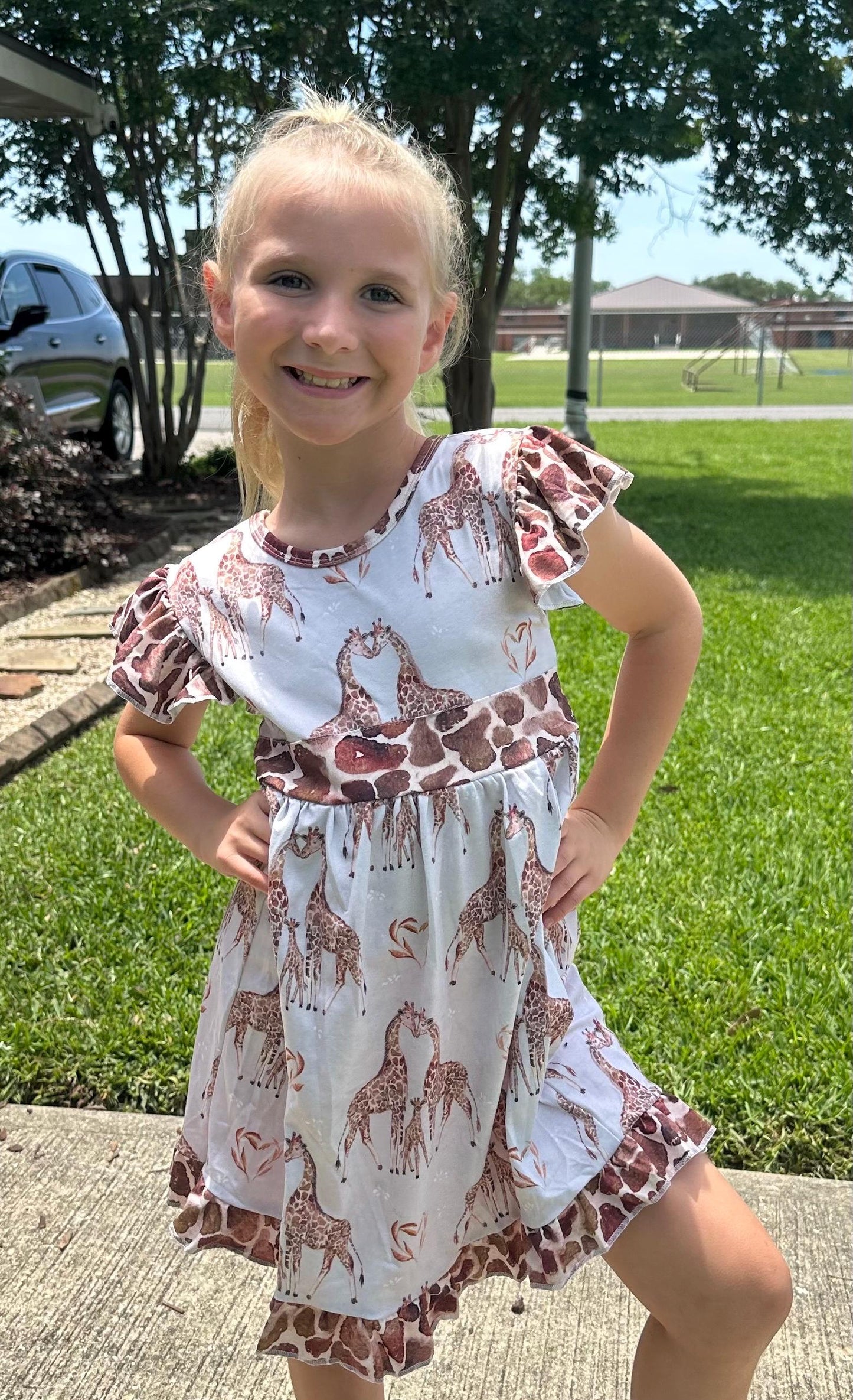 Giraffe Crossback Dress