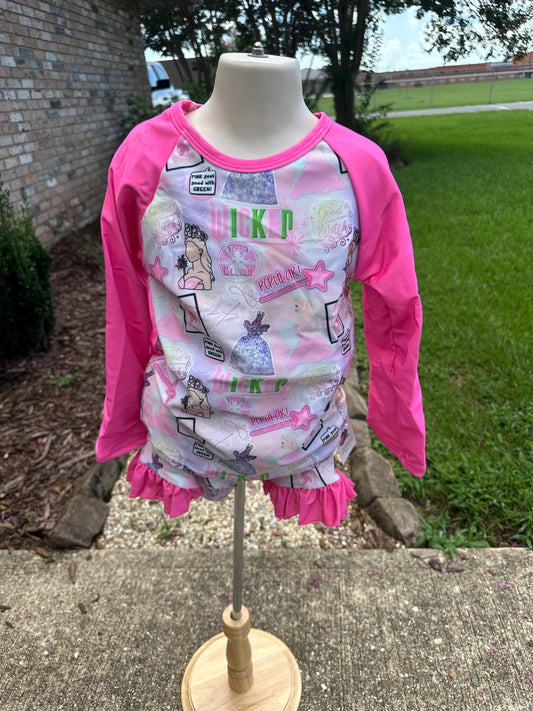 Musical Witches Long Sleeve Swimsuit