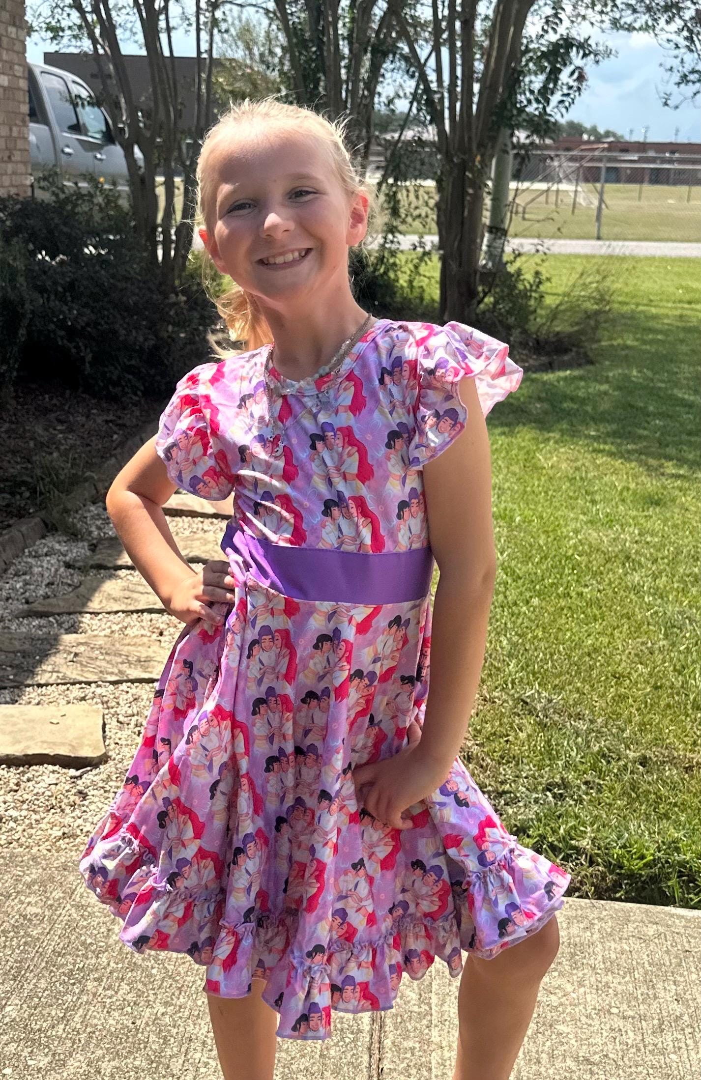 Demon Hunters Bow Back Twirl Dress