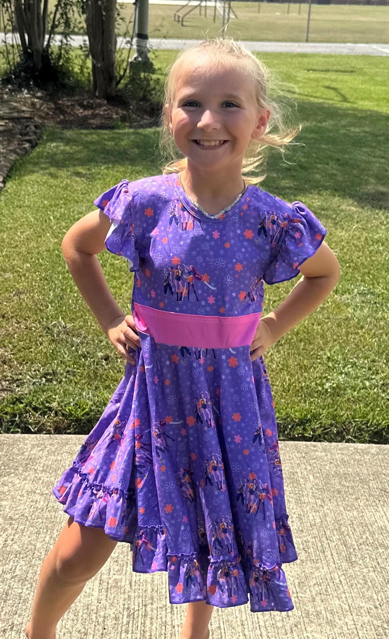 Demon Hunters Bow Back Twirl Dress